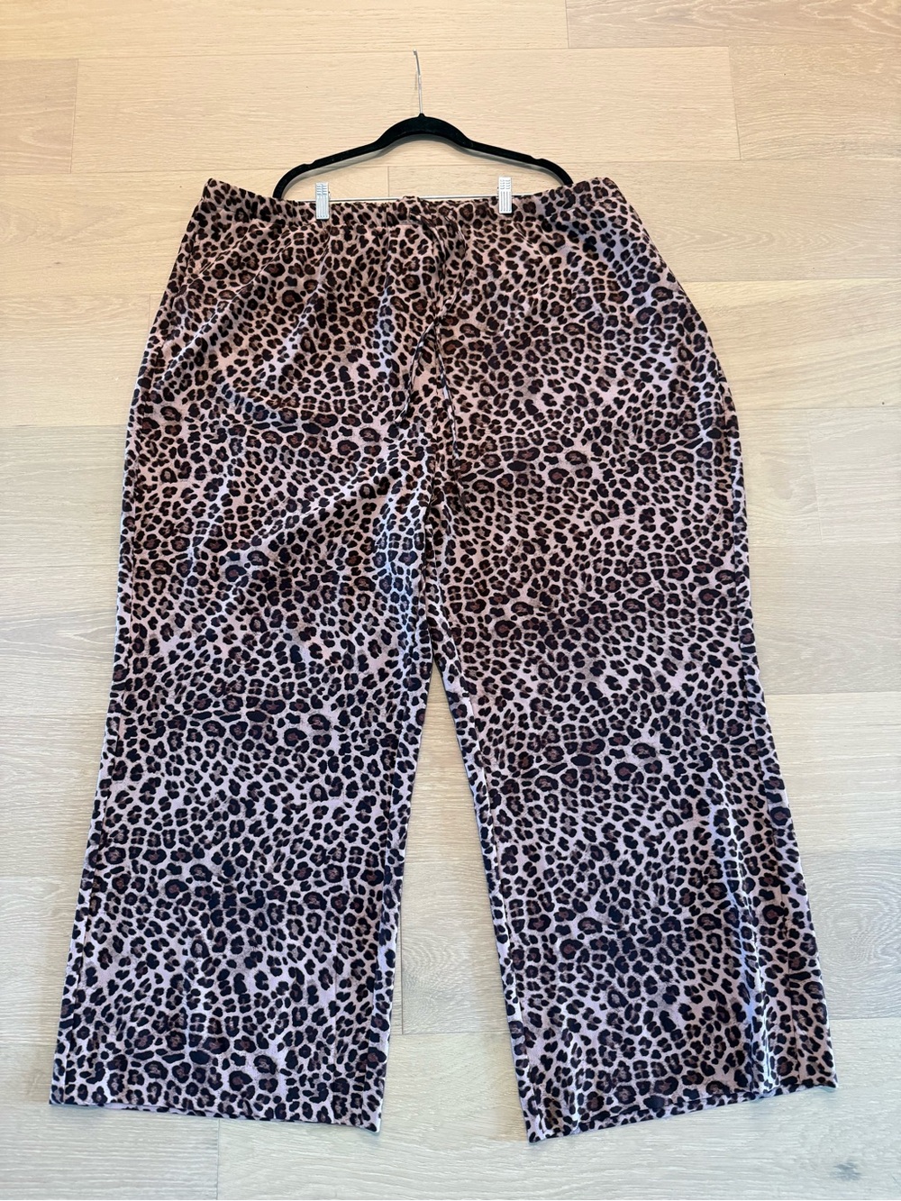 torrid Leopard Print Brown and Black  wide led pants plus size 5x